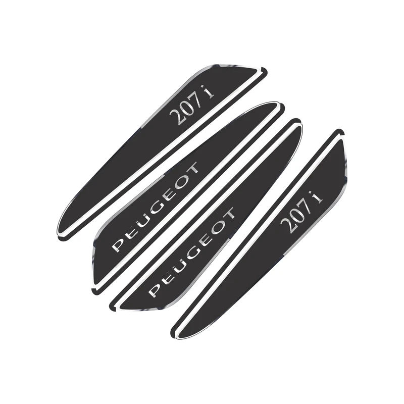 ضربه گیر در خودرو مدل T5 مناسب برای پژو 207 مجموعه 4 عددی