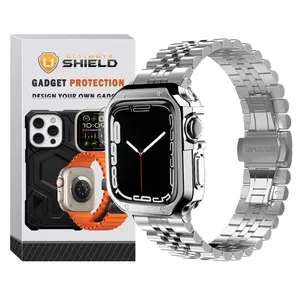 Ultimate Shield 5Lux Band for Apple Watch Series SE 2022 Aluminum Case 40mm / SE 2021 Aluminum Case 40mm / Series 5 40mm / Series 6 40mm / Series 4 40mm with cover