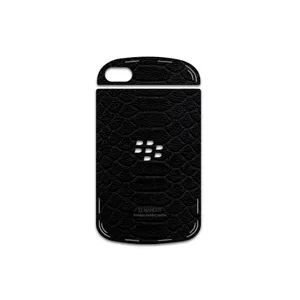 MAHOOT Black-Snake-Leather Cover Sticker for BlackBerry Q10
