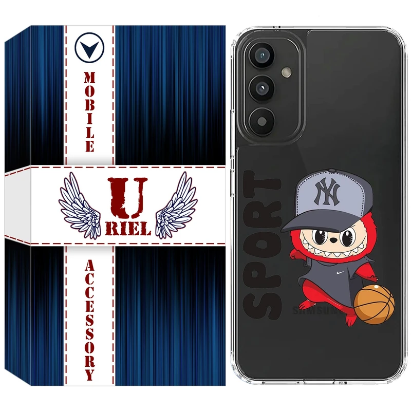 کاور یوریل قاب مدل Clear کد 148 طرح لبوبو Labubu مناسب برای گوشی موبایل سامسونگ Galaxy A13 5G