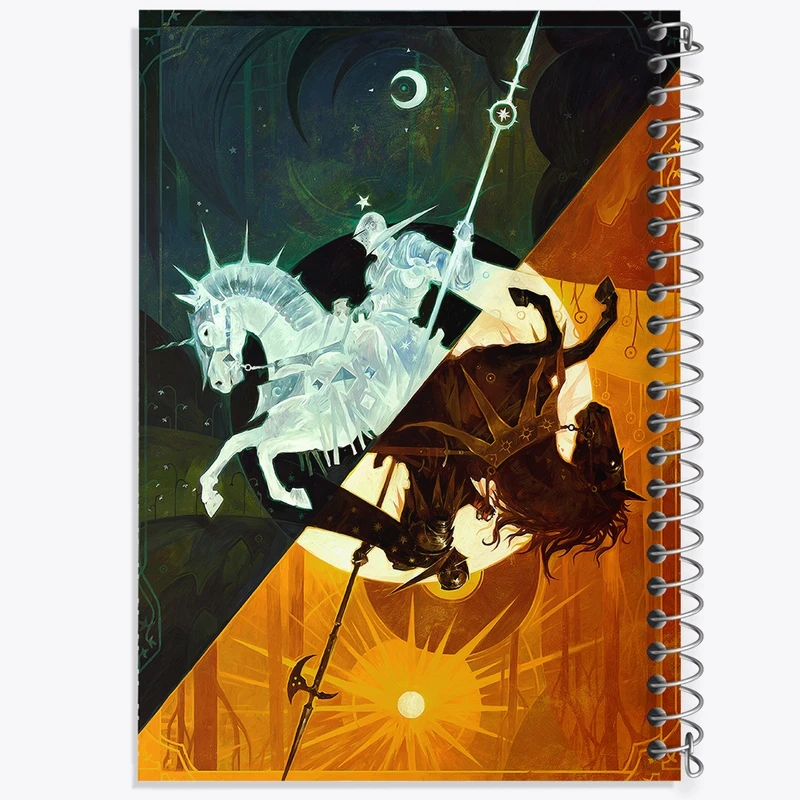 دفتر نت موسیقی 50 برگ خندالو مدل شوالیه کد F1119