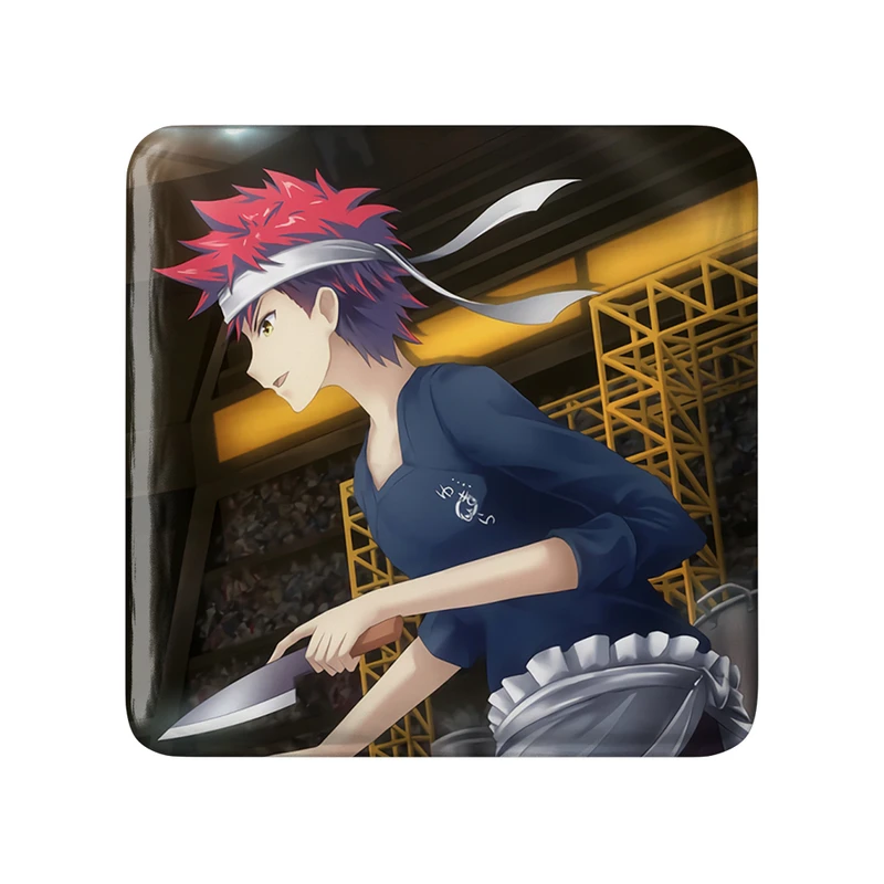 مگنت خندالو طرح سوما و ارینا انیمه جنگ غذاها کد 17026