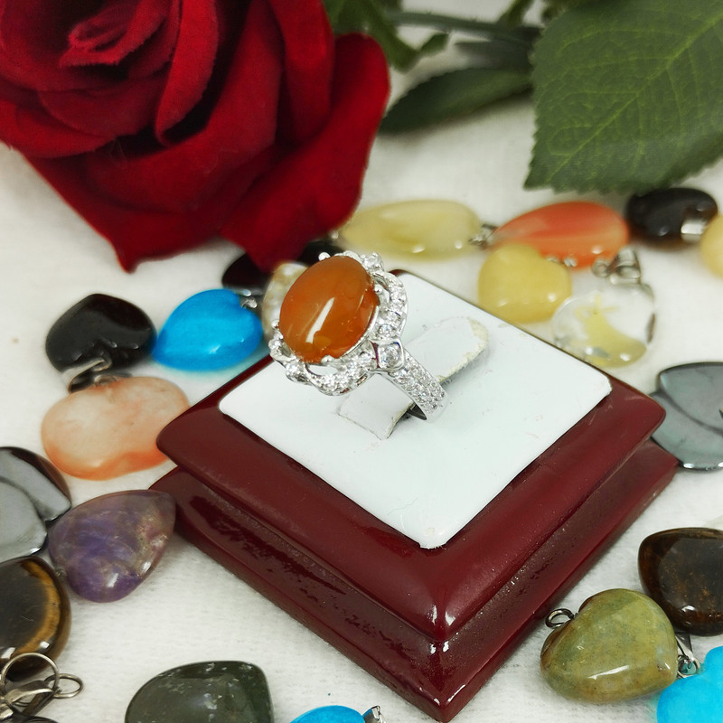 انگشتر نقره زنانه سلین کالا کد 10عقیق انگشتر نقره زنانه سلین کالا کد 10عقیق