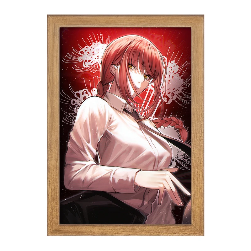 تابلو خندالو مدل ماکیما انیمه مرد اره ای Chainsaw Man  کد 22307