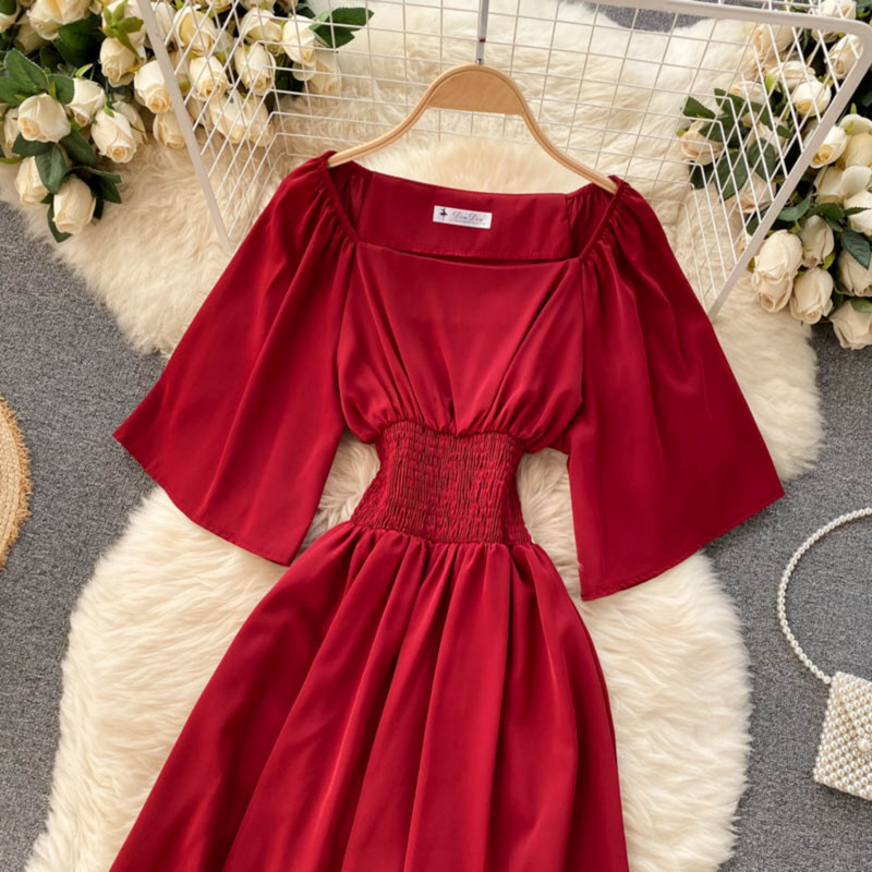 پیراهن زنانه مدل دلربا رنگ قرمز