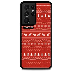 AKAM AMC-WSGS21U-CHRISTMAS-14 Cover For Samsung Galaxy S21 Ultra