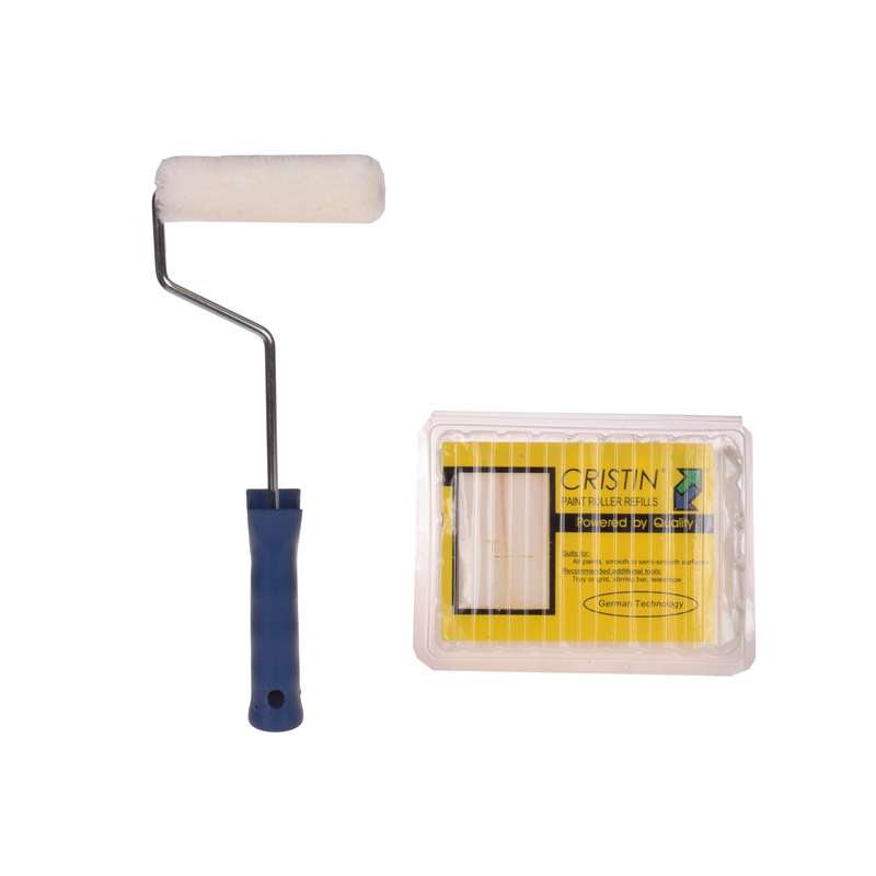 غلتک نقاشی کریستین مدل CR سایز 10 سانتیمتر به همراه سری یدک