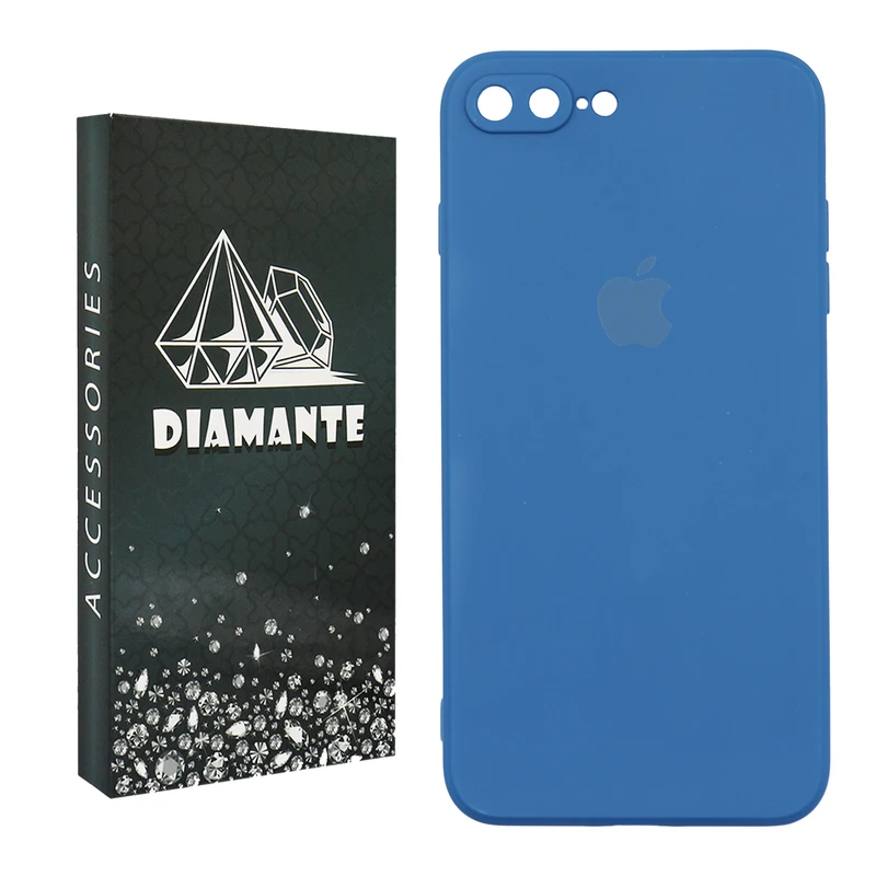 کاور دیامانته مدل Silick Navy مناسب برای گوشی موبایل اپل iPhone 8 Plus