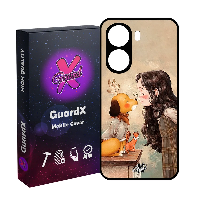 کاور گارد ایکس طرح Girl مدل 10323 مناسب برای گوشی موبایل شیائومی Redmi A5 / Poco C71