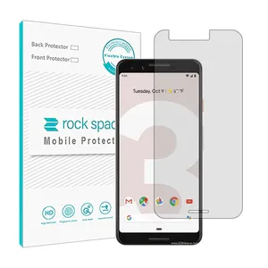 Rockspace HyGEL model clear screen protector suitable for Google Pixel 3 mobile phone