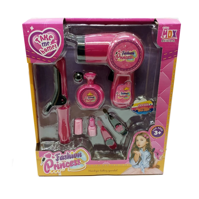 اسباب بازی مدل سشوار کد 1067 مجموعه 6 عددی