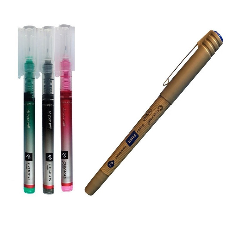 روان نویس سی کلاس مدل چندرنگ به همراه روان نویس کریتورز کلاس مجموعه 4 عددی