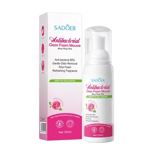 فوم بهداشتی بانوان سادور مدل گل رز حجم 100 میلی لیتر