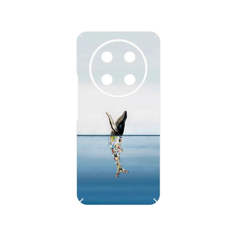 برچسب پوششی ماهوت مدل Collage of Sea Trash مناسب برای گوشی موبایل آنر X9c