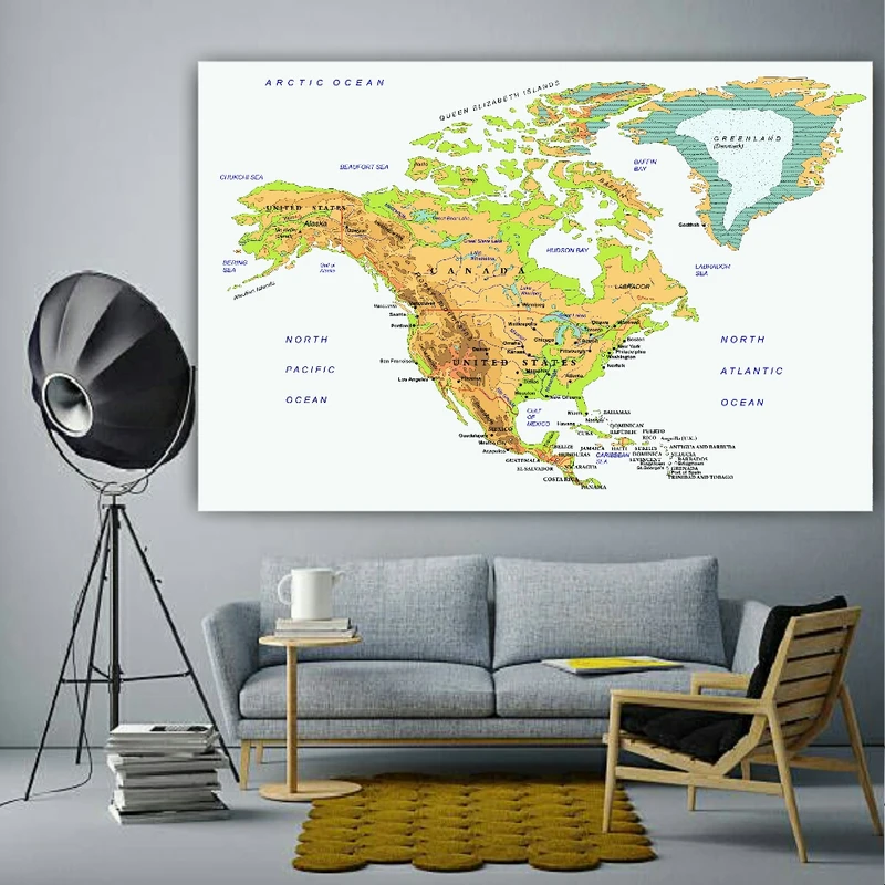 پوستر دیواری طرح نقشه کد BH734