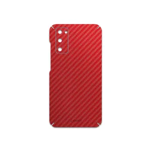 MAHOOT Red-Fiber Cover Sticker for Samsung Galaxy S20 FE