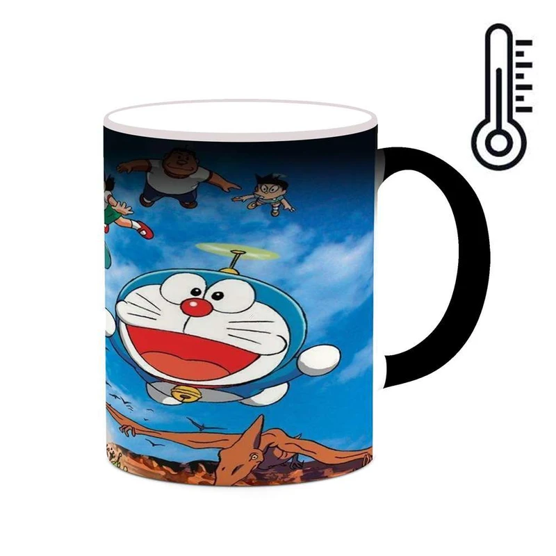 ماگ حرارتی کاکتی مدل کارتون Doraemon کد mgh22530