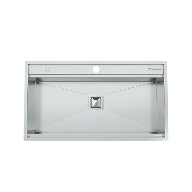 سینک ظرفشویی استیل توکار یک لگنه مکوان مدل MS90-Basic