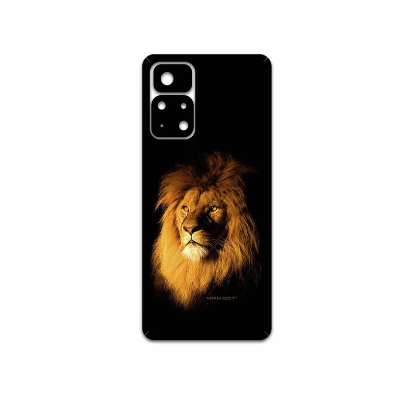 برچسب پوششی ماهوت مدل Lion مناسب برای گوشی موبایل شیائومی Poco M4 Pro 5G