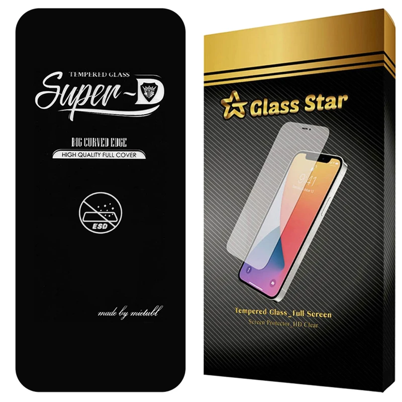 محافظ صفحه نمایش شیشه ای گلس استار مدل SUPRDG مناسب برای گوشی موبایل اپل iPhone 15 Pro Max