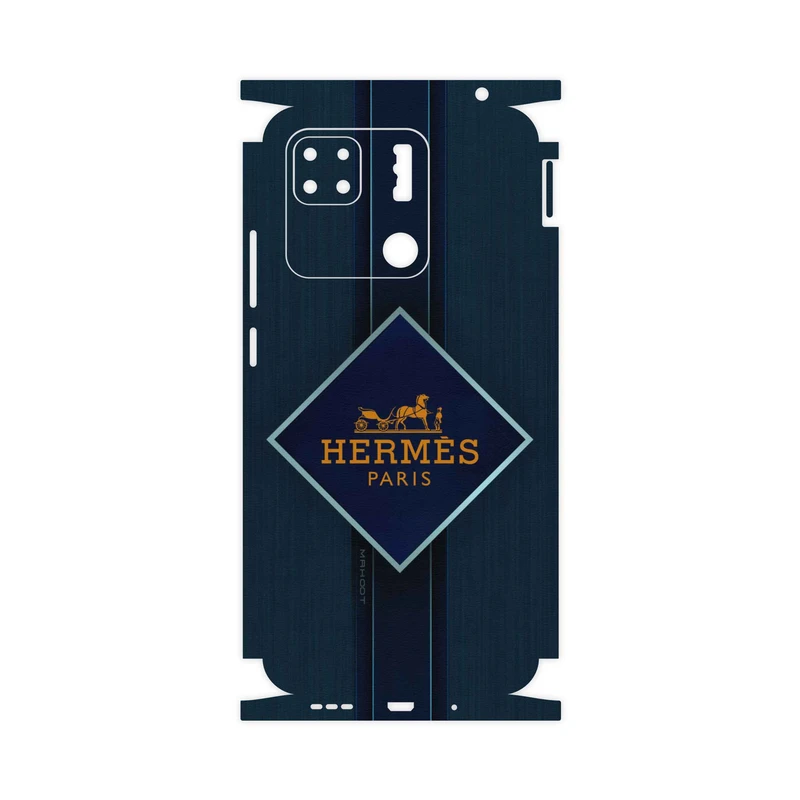 برچسب پوششی ماهوت مدل Hermes-Logo-FullSkin مناسب برای گوشی موبایل شیائومی Redmi 10A