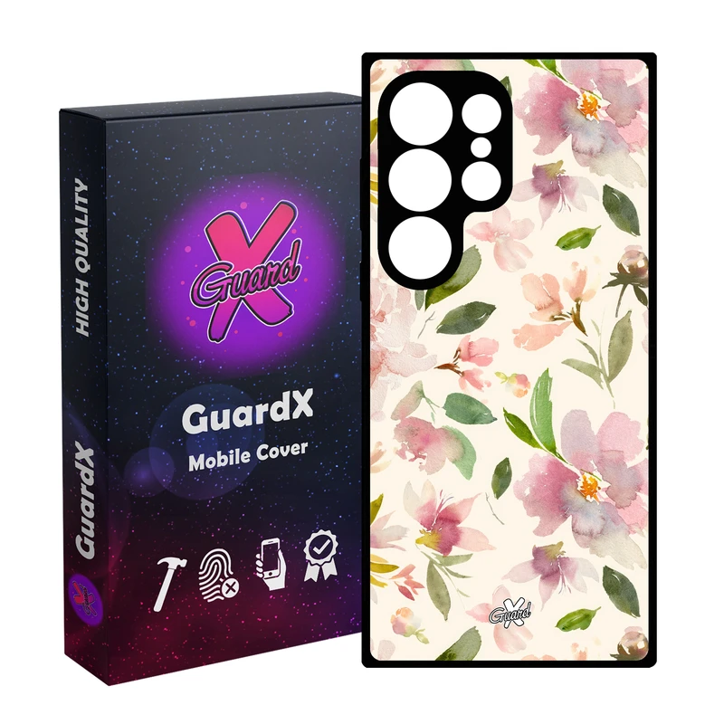 کاور گارد ایکس طرح گل مدل 10579 مناسب برای گوشی موبایل سامسونگ Galaxy S25 Ultra