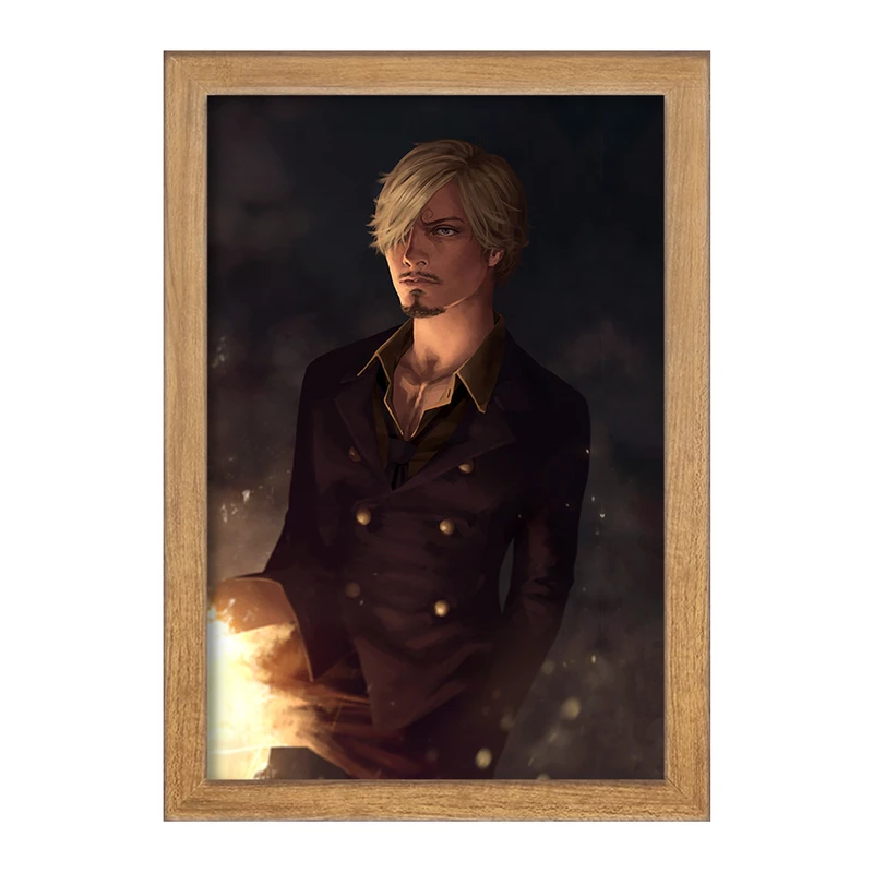 تابلو خندالو مدل سانجی انیمه وان پیس One Piece  کد 17242