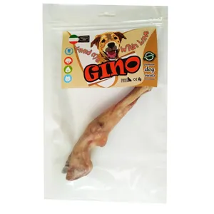 تشویقی سگ جینو مدل lamb Trotter کد 60 وزن 60 گرم