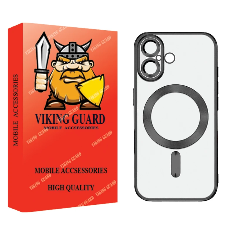 کاور وایکینگ قاب مدل مگ سیف طرح LUX مناسب برای گوشی موبایل اپل iPhone 16