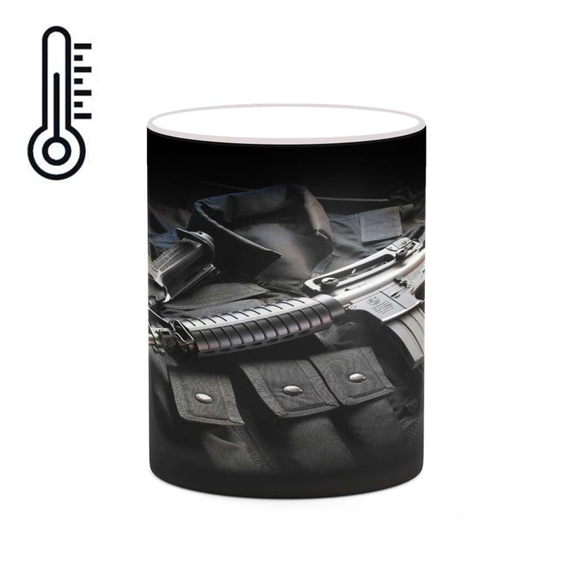 ماگ حرارتی کاکتی مدل اسلحه کد mgh18684