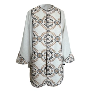 مانتو کتی زنانه مدل شکوفه