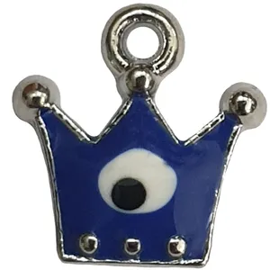 آویز گردنبند زنانه مدل تاج چشم و نظر AG331