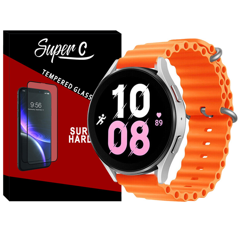 بند سوپرسی مدل Ocean مناسب برای سامسونگ Galaxy Watch 3 41mm / Watch 4 40mm / Watch 4 42mm / Watch 4 44mm / Watch 4 46mm