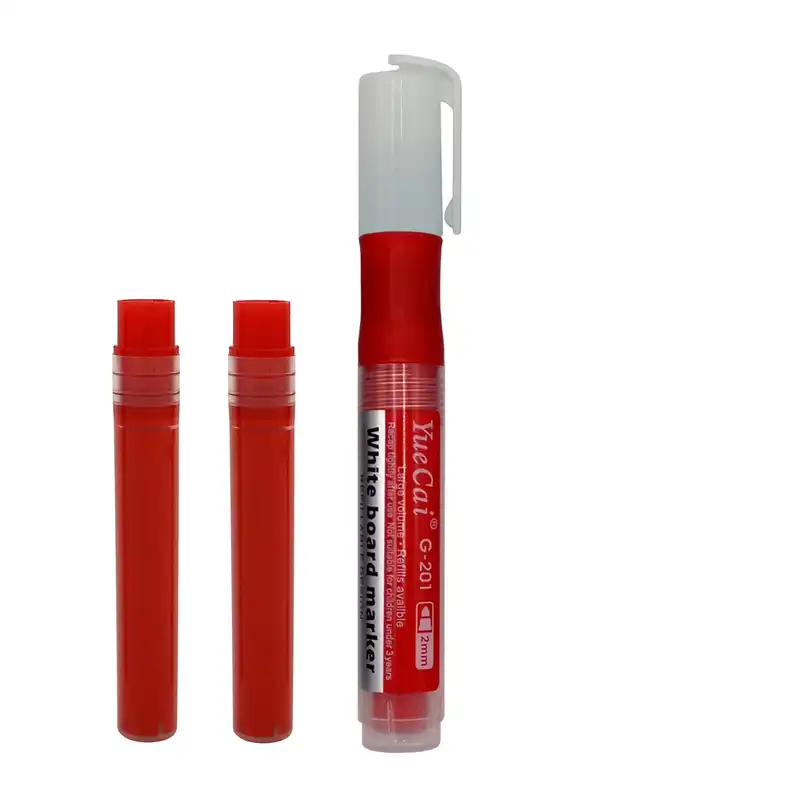 ماژیک وایت برد یوکای مدل Refillable کد G-201 به همراه 2 کارتریج یدک