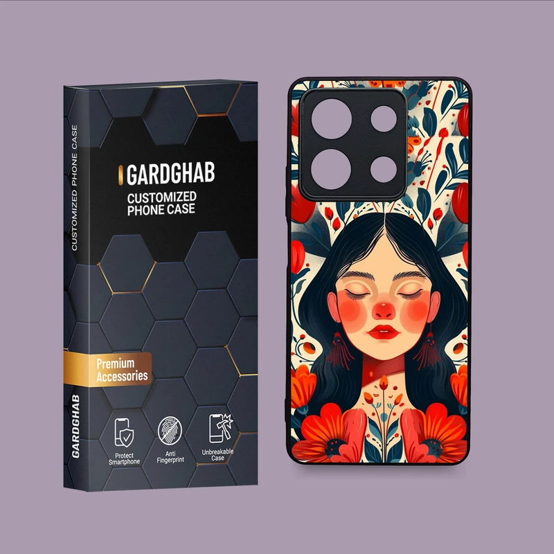  کاور گارد قاب مدل دخترانه مناسب برای گوشی موبایل شیائومی Redmi Note 13 5G