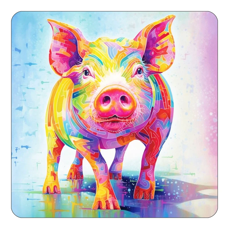 مگنت کاکتی طرح حیوانات رنگی مدل mp25647