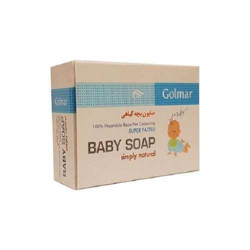 صابون بچه گلمر مدل Natural وزن 80 گرم بسته 3 عددی