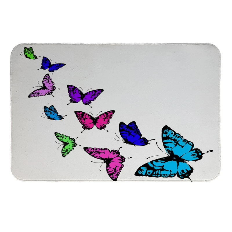 پادری طرح پروانه کد 6379 سایز 110 × 80 سانتی متر