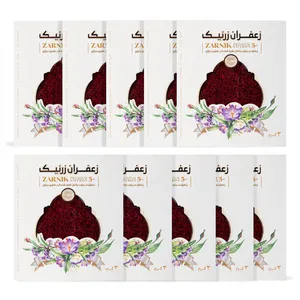   زعفران سرگل ممتاز زرنیک - 3 گرم بسته 10 عددی