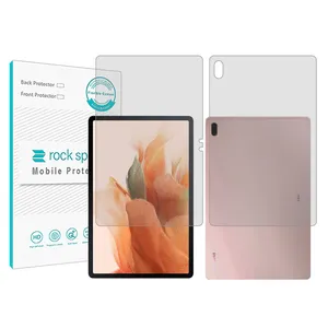 Rockspace model Hygel screen protector suitable for Samsung Galaxy Tab S7 FE tablet along with tablet back protector