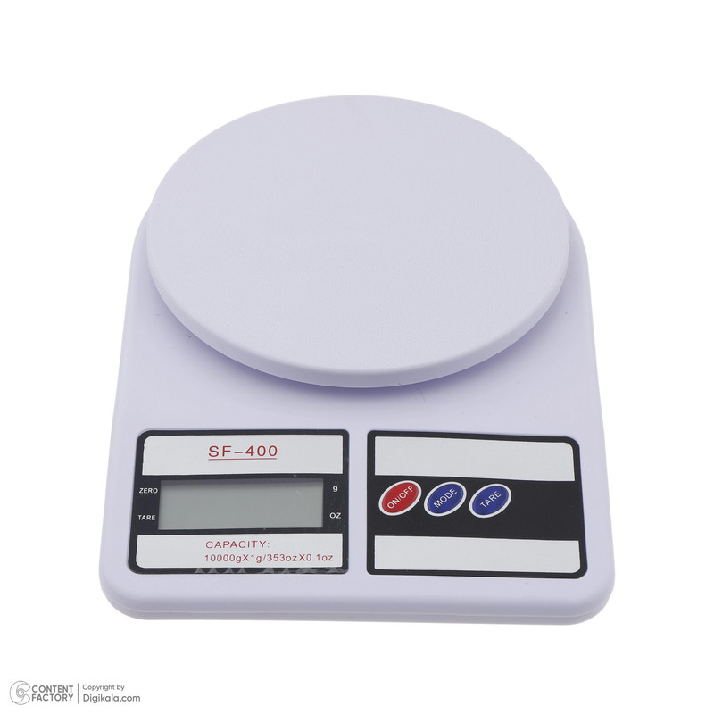 ترازوی آشپزخانه الکترونیک مدل SF-400 در ارزانترین فروشگاه اینترنتی ایران ارزان