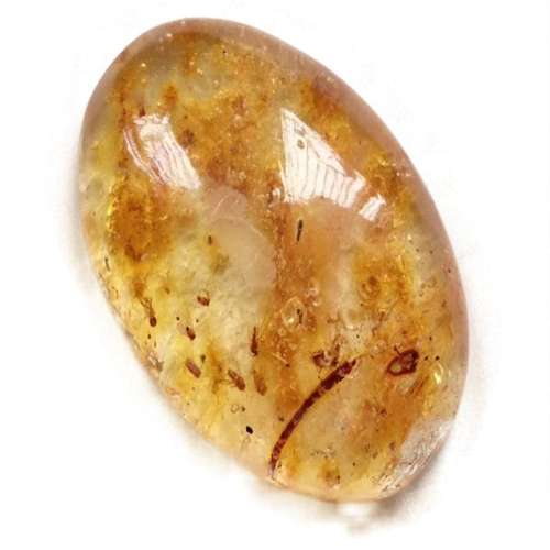 سنگ کهربا مدل حشره دار بالتیک طبیعی کد 02