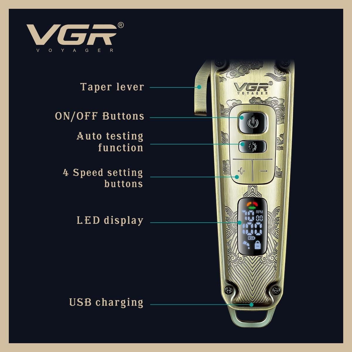 ماشین اصلاح موی سر و صورت وی جی ار مدل V-005 -  - 2