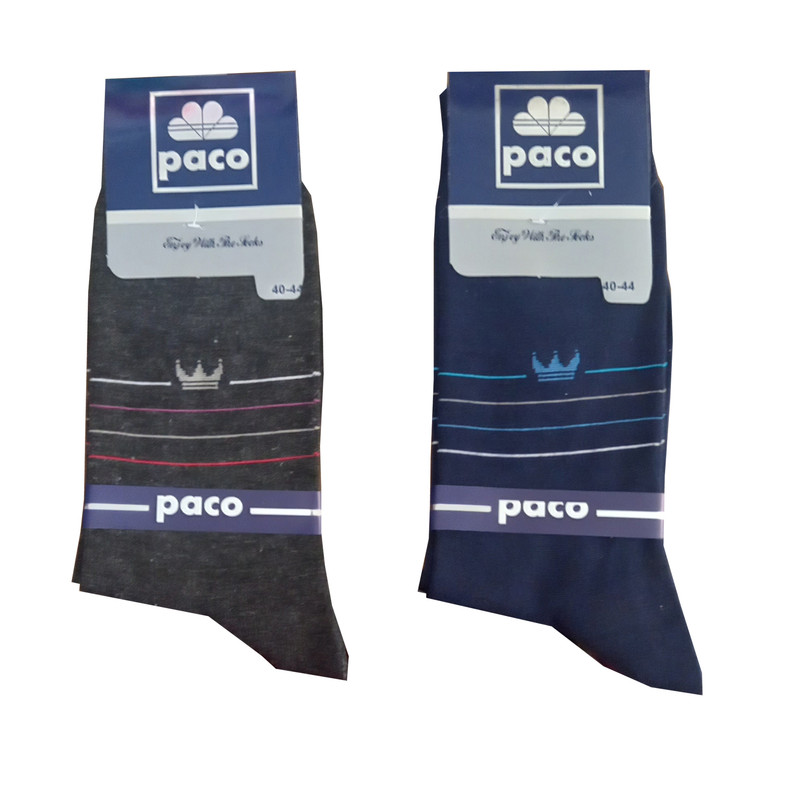 جوراب مردانه پاکو مدل PCO9 مجموعه 2 عددی
