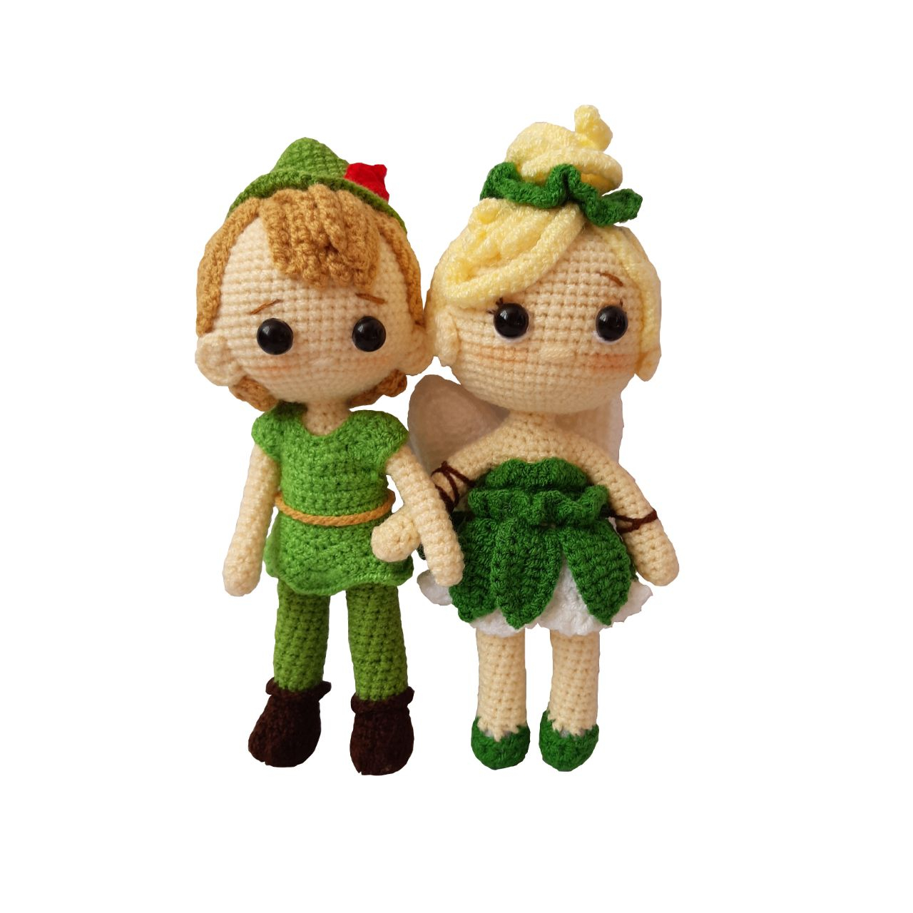 عروسک بافتنی طرح پرنسس تینگر بل مجموعه دو عددی