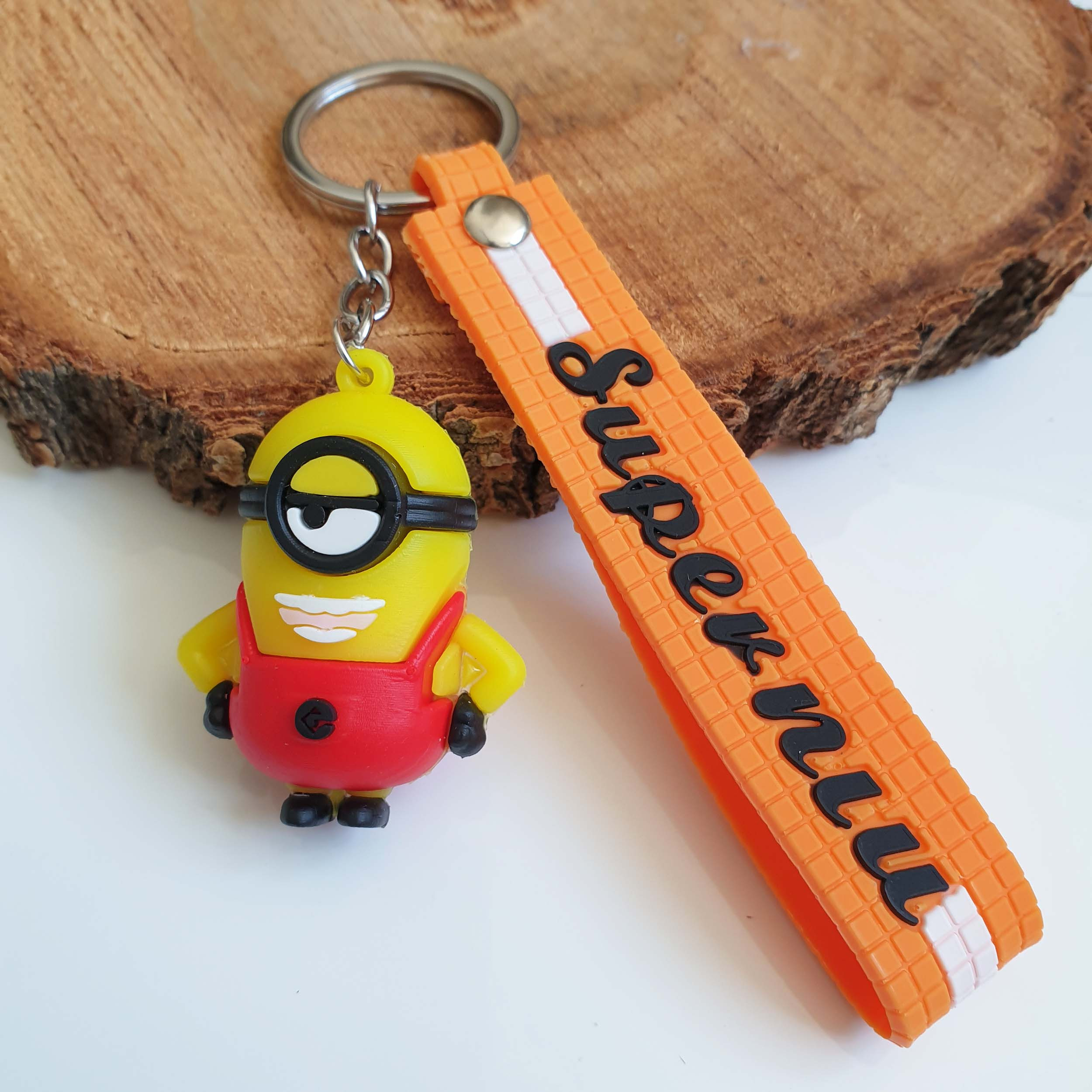 جاکلیدی مدل سیلیکونی طرح مینیون نگهبان تک چشم کد DB32