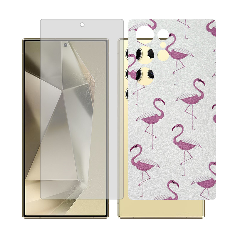 محافظ صفحه نمایش مات گلس مدل Together مناسب برای گوشی موبایل سامسونگ Galaxy S24 Ultra به همراه برچسب پوششی