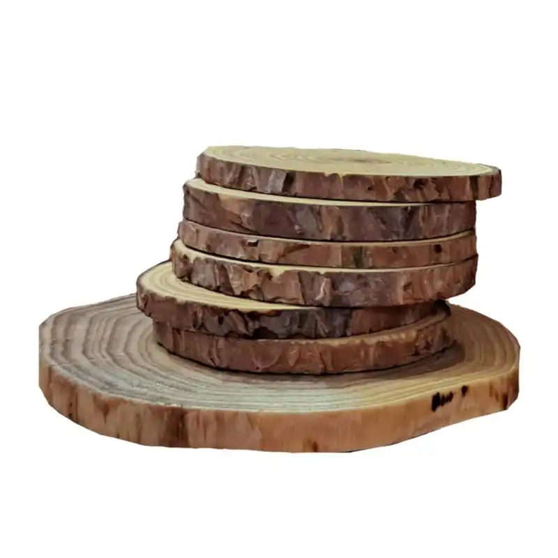 ست زیرلیوانی و زیر قابلمه ای چوبی کد 15 مجموعه 7 عددی