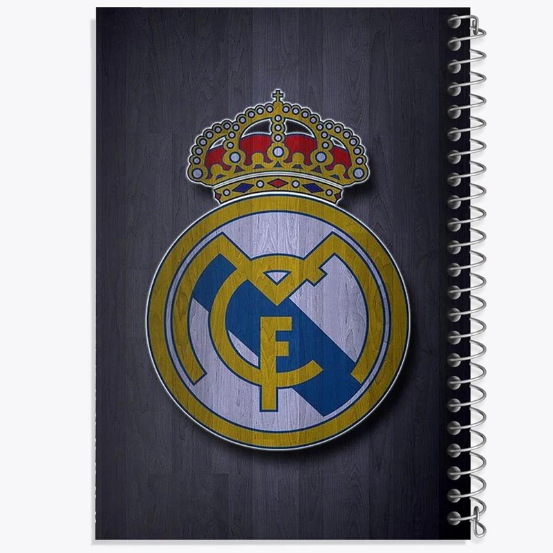 دفتر مشق 50 برگ خندالو مدل باشگاه رئال مادرید Real Madrid کد 1973