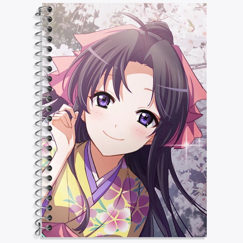 دفتر زبان 50 برگ خندالو مدل سه خط طرح کائورو انیمه رورونی کنشین کد 34881